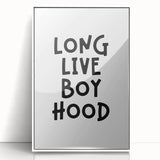Long Live Boyhood - Boys Room Wall Art Kids Wall Art Prints
