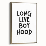 Long Live Boyhood - Boys Room Wall Art Kids Wall Art Prints