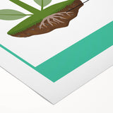 ABC Alphabet Canvas Art - Parts of a Plant Kids Learning Print