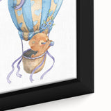 Adventure Bear Nursery Art - Framed Baby Room Wall Decor