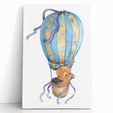 Adventure Bear Nursery Art - Framed Baby Room Wall Decor