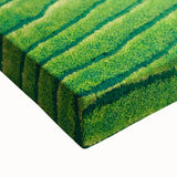 Large art depicting a black and white landscape painting on stretched canvas, suitable for bedroom wall decor.