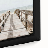 Extra large framed canvas depicting a textured, colorful abstract design on a black background.