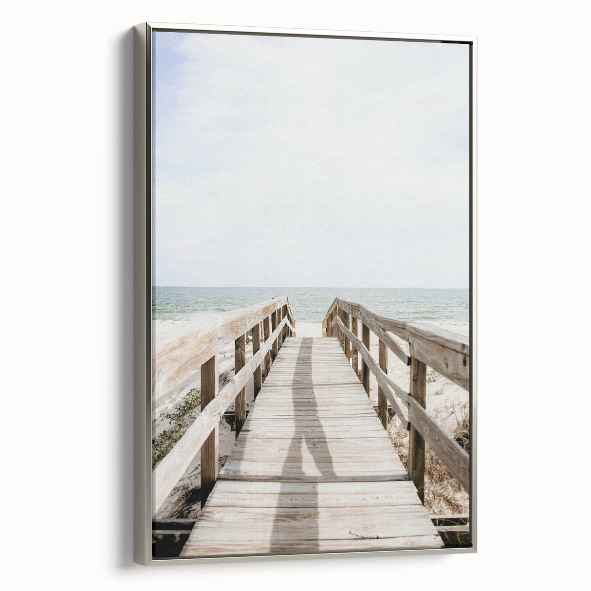 Landscape art painting of summer, with colorful trees on black background, framed in silver, ideal for living room decor.