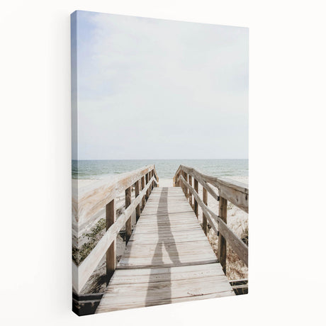 Large canvas print featuring a vibrant summer scene with lush greenery and blue skies, ideal for kitchen wall art.