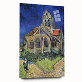 Large abstract wall art on acrylic glass depicting vibrant, swirling blues and yellows.