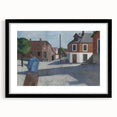 Modern Wall Art - Quiet Street Scene with Figure