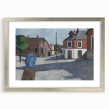 Modern Wall Art - Quiet Street Scene with Figure