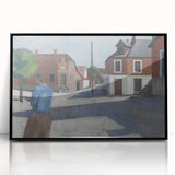 Modern Wall Art - Quiet Street Scene with Figure