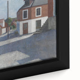 Modern Wall Art - Quiet Street Scene with Figure