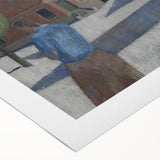 Modern Wall Art - Quiet Street Scene with Figure