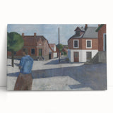 Modern Wall Art - Quiet Street Scene with Figure