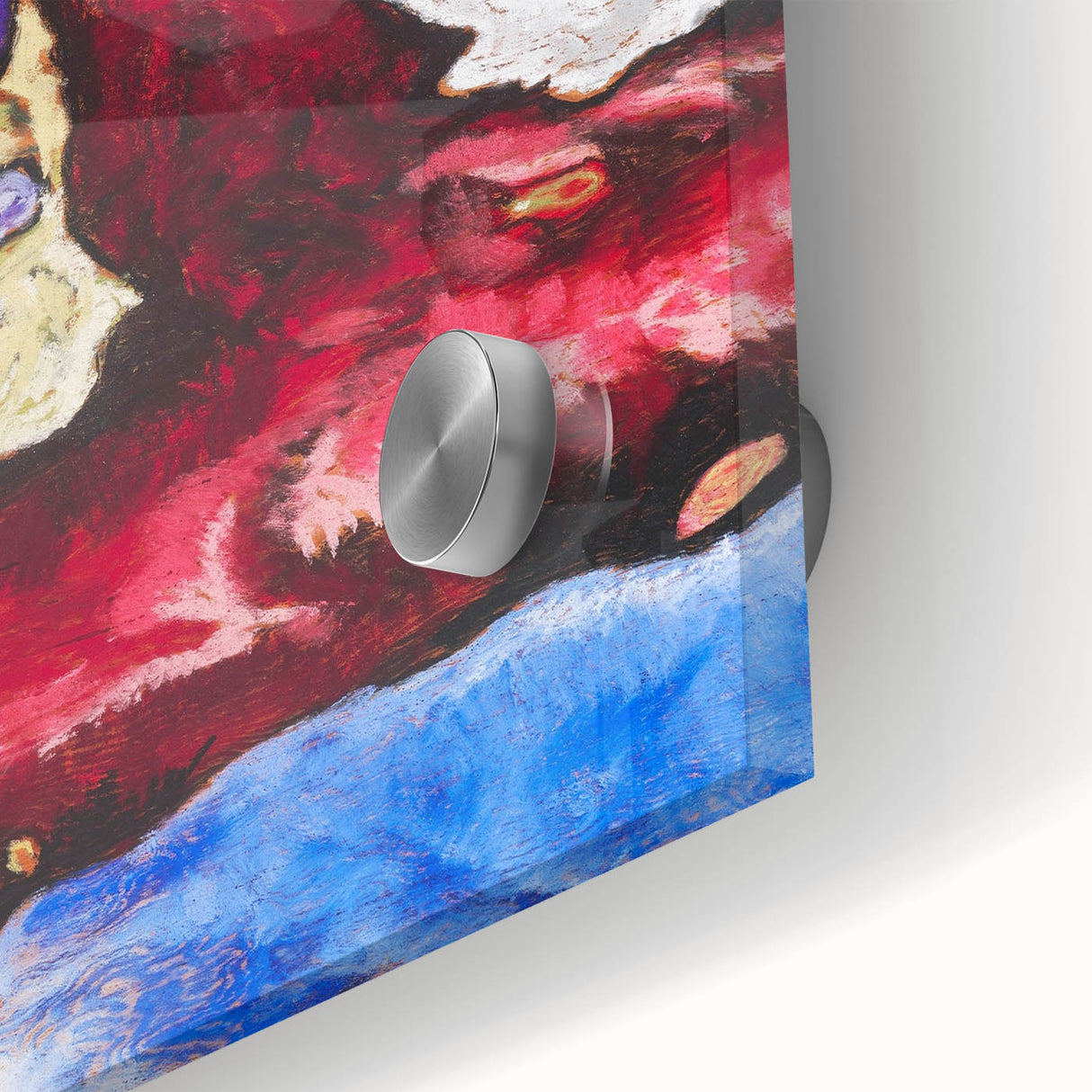 Modern Wall Art - Vibrant Abstract Nature Design with Bold Colors