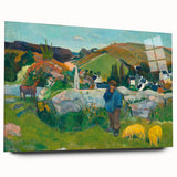 Impressionist Landscape - The Swineherd by Paul Gauguin Print