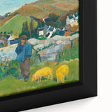 Impressionist Landscape - The Swineherd by Paul Gauguin Print
