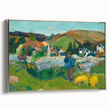 Impressionist Landscape - The Swineherd by Paul Gauguin Print