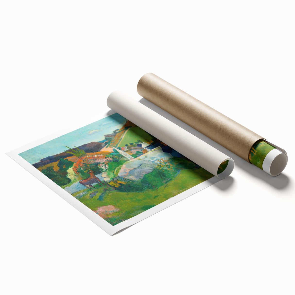 Impressionist Landscape - The Swineherd by Paul Gauguin Print