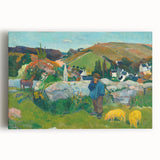 Impressionist Landscape - The Swineherd by Paul Gauguin Print