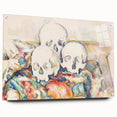 Post-Impressionist Art - The Three Skulls by Paul Cézanne Print