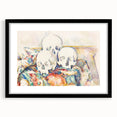 Post-Impressionist Art - The Three Skulls by Paul Cézanne Print