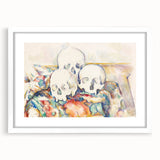 Post-Impressionist Art - The Three Skulls by Paul Cézanne Print