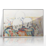 Post-Impressionist Art - The Three Skulls by Paul Cézanne Print