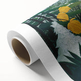 Modern Wall Art - Vibrant Jungle Scene with Lion