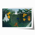 Modern Wall Art - Vibrant Jungle Scene with Lion