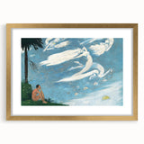 Modern Wall Art - Dreamlike Composition with Ethereal Figures