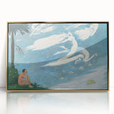 Modern Wall Art - Dreamlike Composition with Ethereal Figures