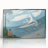 Modern Wall Art - Dreamlike Composition with Ethereal Figures