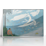 Modern Wall Art - Dreamlike Composition with Ethereal Figures