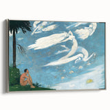 Modern Wall Art - Dreamlike Composition with Ethereal Figures