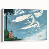 Modern Wall Art - Dreamlike Composition with Ethereal Figures