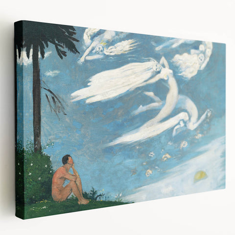 Modern Wall Art - Dreamlike Composition with Ethereal Figures