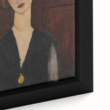 Modern Wall Art - Elegant Portrait of a Woman in Rich Earthy Tones
