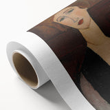 Modern Wall Art - Elegant Portrait of a Woman in Rich Earthy Tones