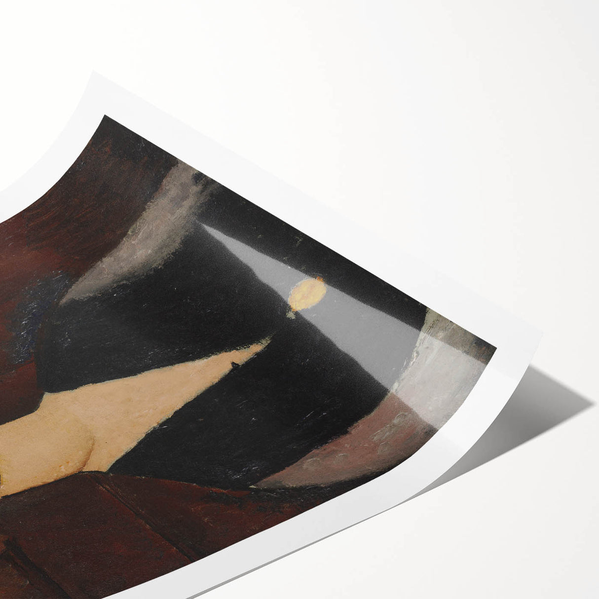 Modern Wall Art - Elegant Portrait of a Woman in Rich Earthy Tones