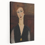 Modern Wall Art - Elegant Portrait of a Woman in Rich Earthy Tones