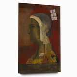 Symbolic Head Modern Wall Art – Abstract Contemporary Decor