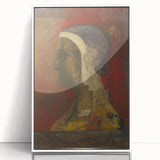 Symbolic Head Modern Wall Art – Abstract Contemporary Decor