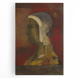 Symbolic Head Modern Wall Art – Abstract Contemporary Decor