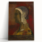 Symbolic Head Modern Wall Art – Abstract Contemporary Decor