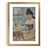 Impressionist Oil Painting – French Village Art Print