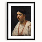 Portrait of a Girl Modern Wall Art – Minimalist Contemporary Design