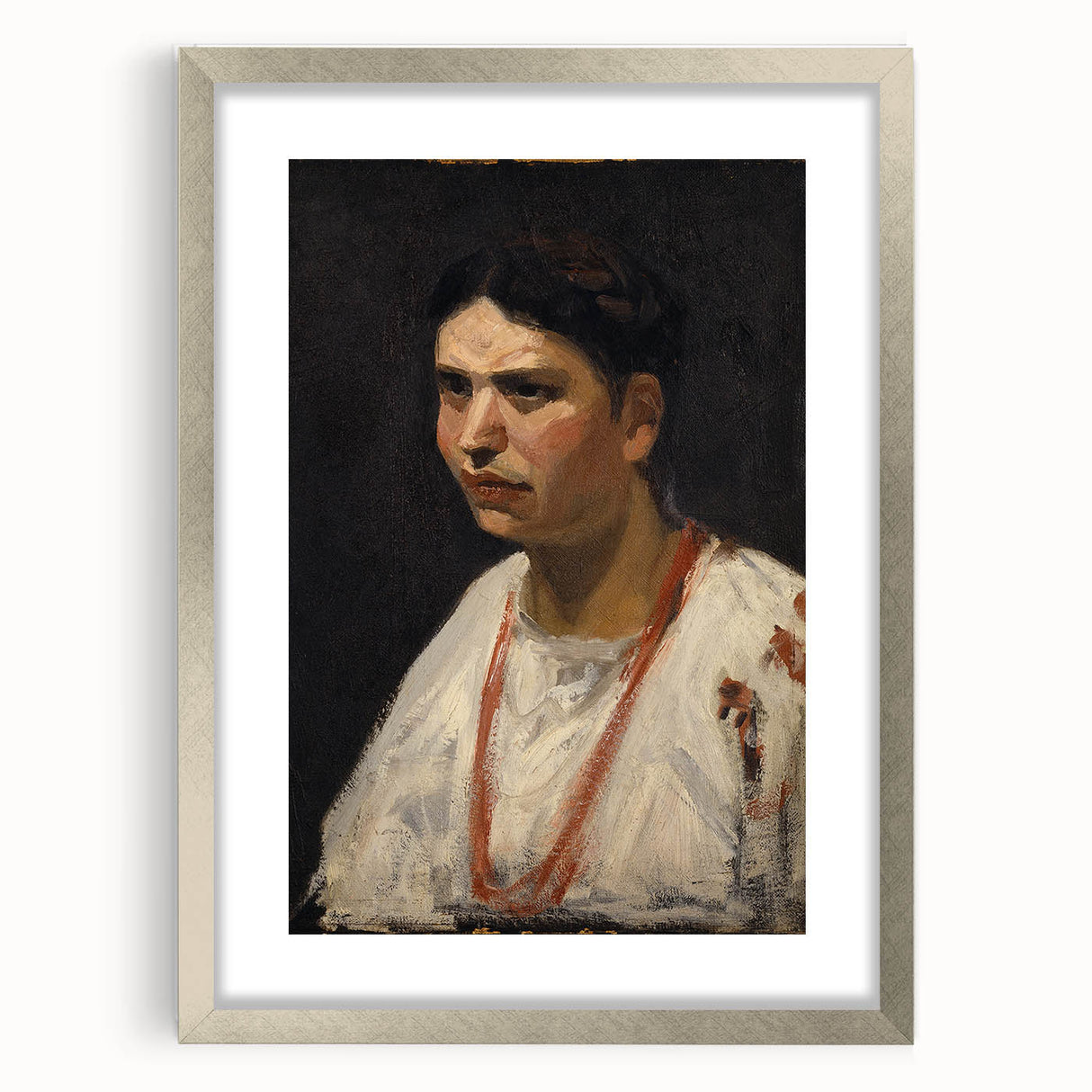 Portrait of a Girl Modern Wall Art – Minimalist Contemporary Design