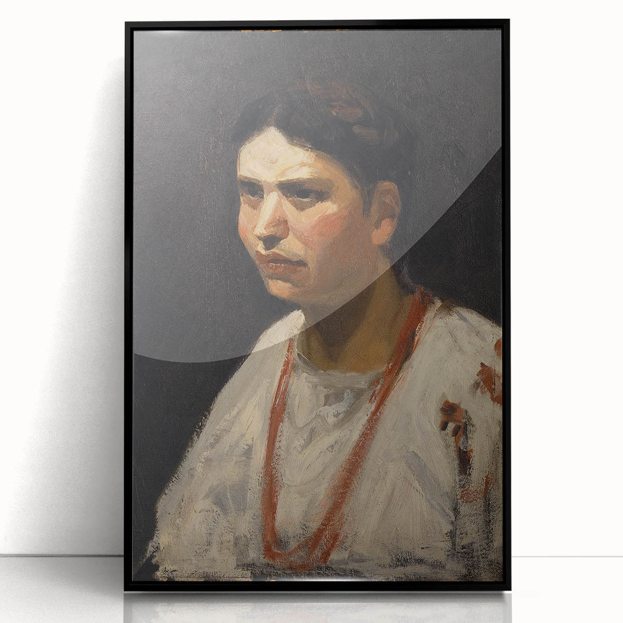 Portrait of a Girl Modern Wall Art – Minimalist Contemporary Design
