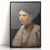 Portrait of a Girl Modern Wall Art – Minimalist Contemporary Design