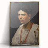 Portrait of a Girl Modern Wall Art – Minimalist Contemporary Design