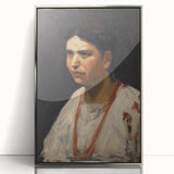 Portrait of a Girl Modern Wall Art – Minimalist Contemporary Design